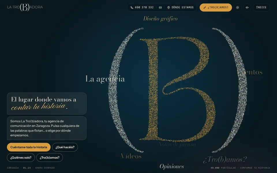 Experiencia La B gigante de La Tro(b)adora